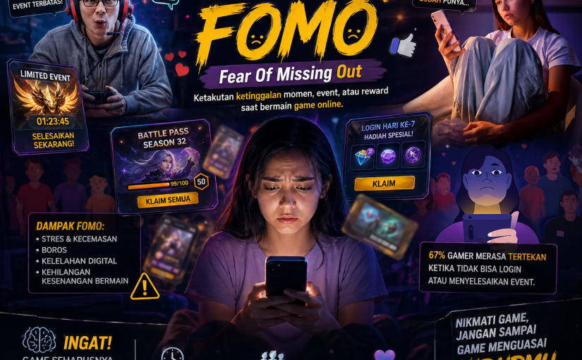 Mengatasi Sindrom FOMO Game Online agar Tetap Sehat